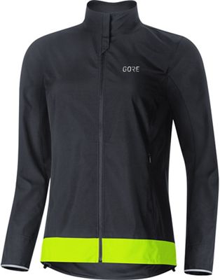 Gore Wear C3 Women's GWS Classic Jacket - Black-Neon Yellow - 36, Black-Neon Yellow
